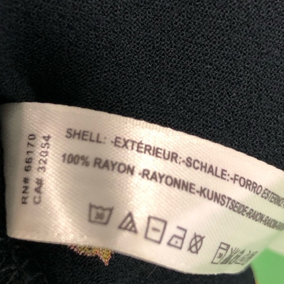 Free people black, printed button down shirt - Picture 5 of 12